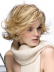 Synthetic Blonde Short Curly Hair Wig