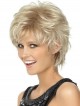 Short Wavy Heat Friendly Synthetic Layered Wig With Bangs
