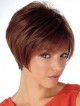 Short Capless Synthetic Hair Wig With Bangs