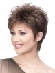 Short Layered Straight Synthetic Capless Hair Wig With Bangs
