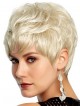 Short Wavy Synthetic Capless Women Wig With Bangs