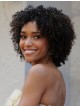 Short Kinky Curly Lace Front Synthetic Wig 