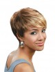 Straight Cropped Capless Synthetic Wigs